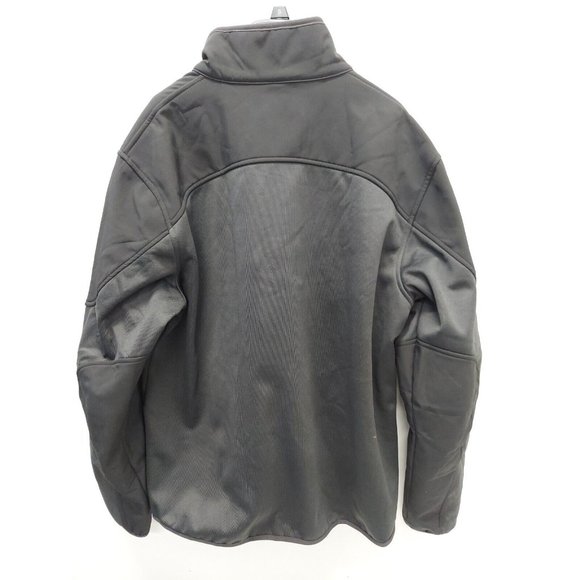 Mapamyumco Men's Polar Fleece Lined Full Zip Softshell Jacket Thermal LARGE - Picture 6 of 12